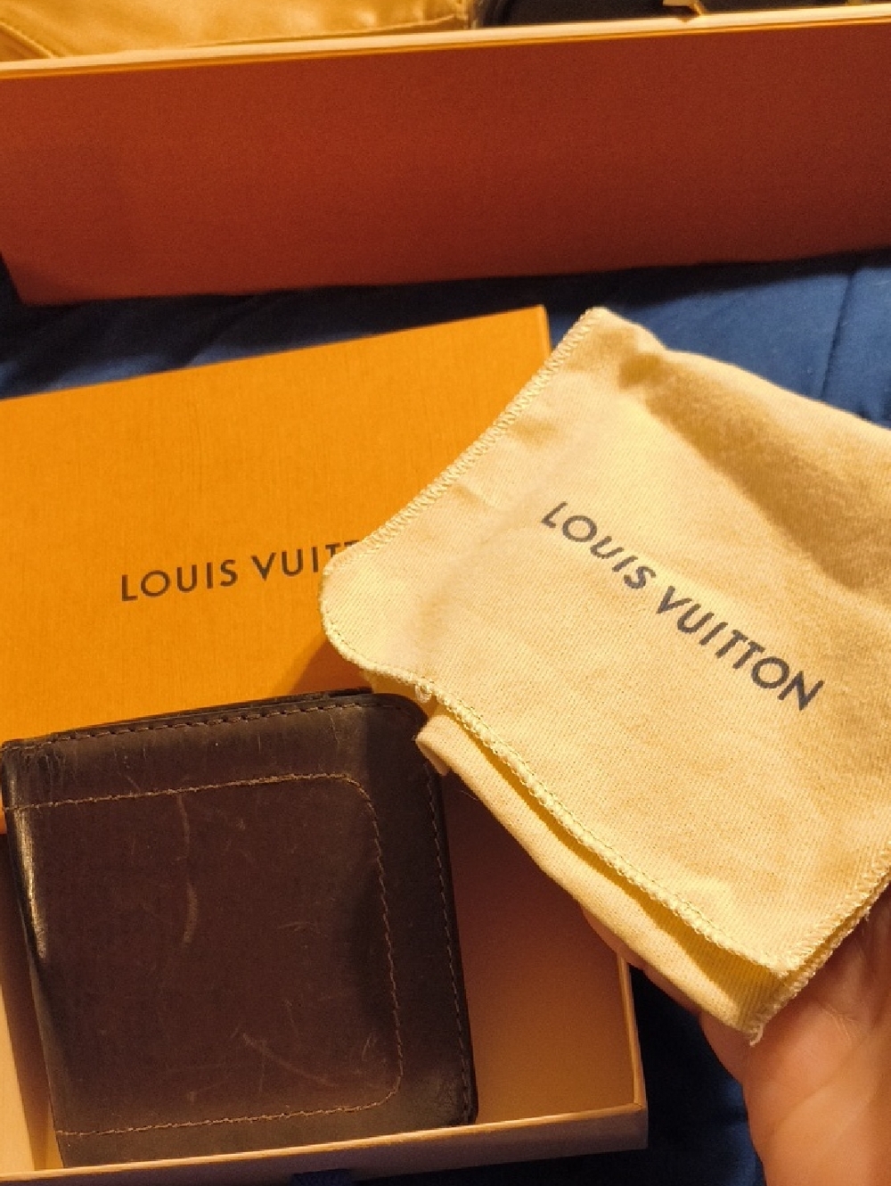 Louis Vuitton Storage Box And Branded Dust Bag - Picture 1 of 3